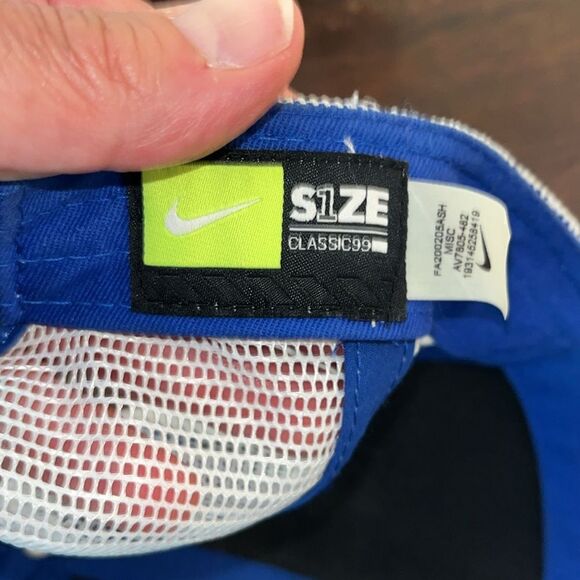 Blue White Nike UK Kentucky Wildcats 1Size SnapBack Mesh Trucker Baseball Cap - Picture 7 of 7